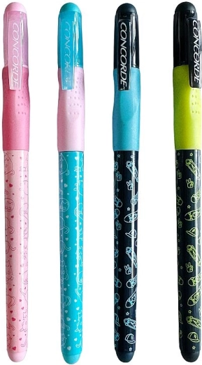 gumovateľné pero Concorde CoolMix, modrá náplň 0,7 mm