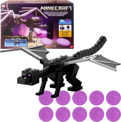 Minecraft ender drak – útok Dračí dych 55 cm