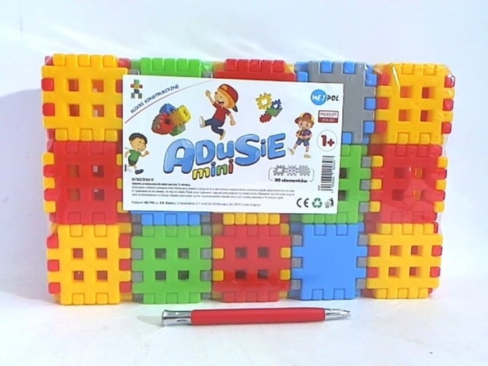 Adusie mini konštrukčné kocky 90 ks