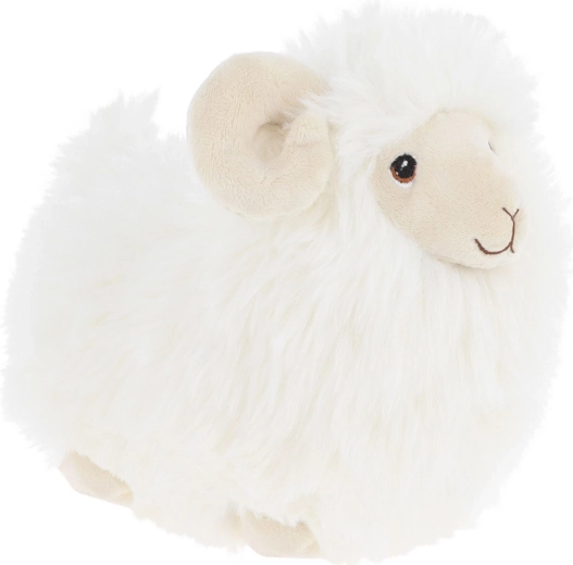 Keel Toys Keeleco Farm biely plyšový baranček 18 cm