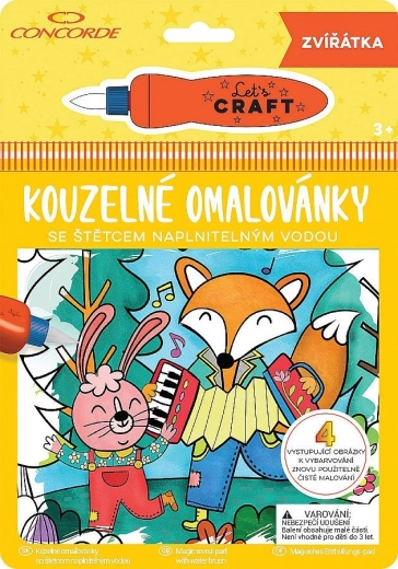 Kúzelné omaľovánky CONCORDE – zvieratká