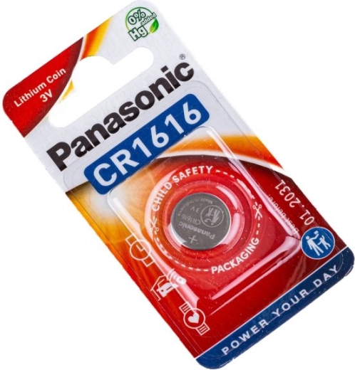 Lítiová gombíková batéria Panasonic CR1616 3 V - 1 kus