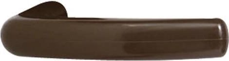 Interiérová kľučka Klasik s tŕňom, hnedá, plast, balenie 10 párov