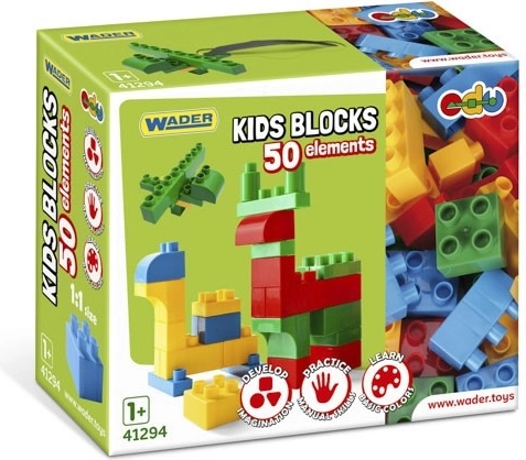 Stavebnica Kids Blocks 50 dielikov