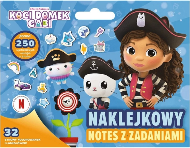 Gábinin kúzelný domček samolepkový zošit s úlohami