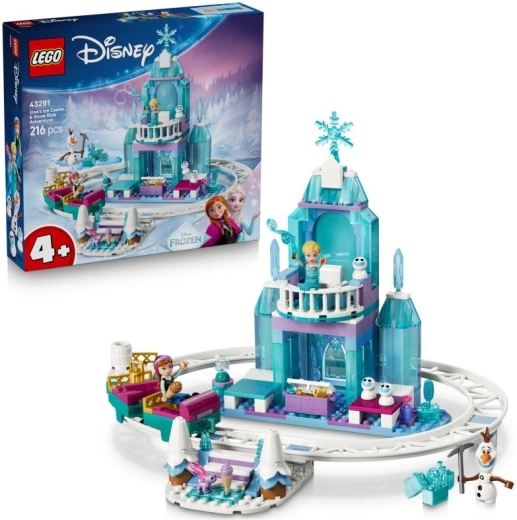 Lego Disney Frozen Elsin ľadový palác a jazda na snehu (43281)