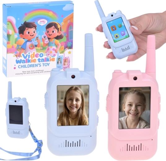 Detské video vysielačky XREC (sada 2 ks) s 2" LCD a kamerou