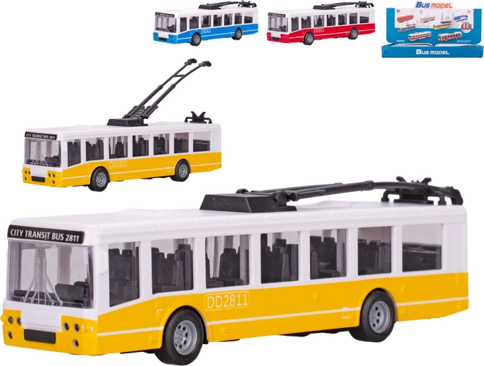 Trolejbus na zotrvačník 17 cm