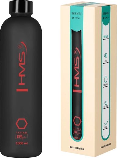 Tritánová fľaša na pitie NILS Camp 1000 ml čierna