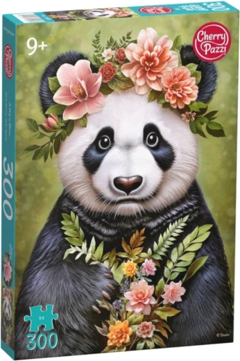 Cherry Pazzi puzzle Panda s kvetmi 300 dielikov