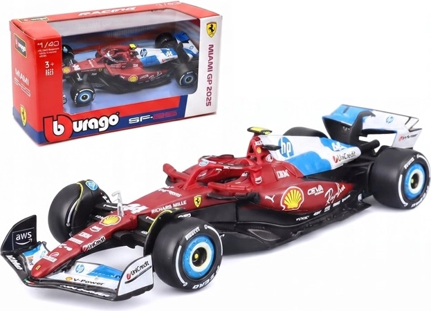 Zberateľský model Bburago Ferrari SF-25 Lewis Hamilton 44 1:43