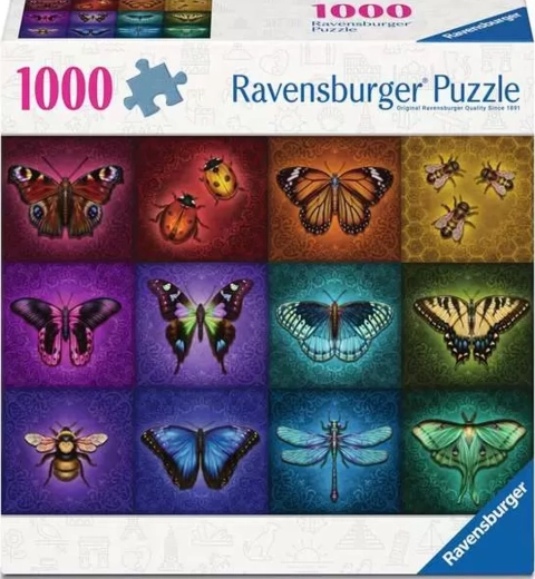 Ravensburger puzzle Okrídlené stvorenia 1000 dielikov