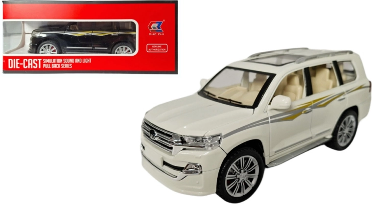 Kovový model Toyota 1:24 so svetlom a zvukom