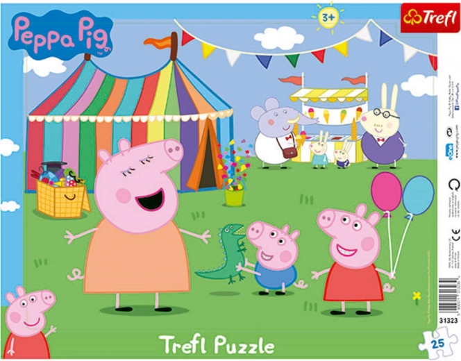 TREFL Puzzle Prasiatko Peppa 25 dielikov