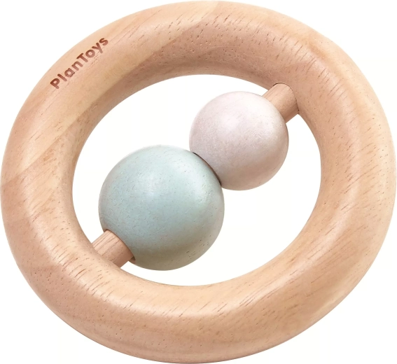 PlanToys drevené hrkálka kruh