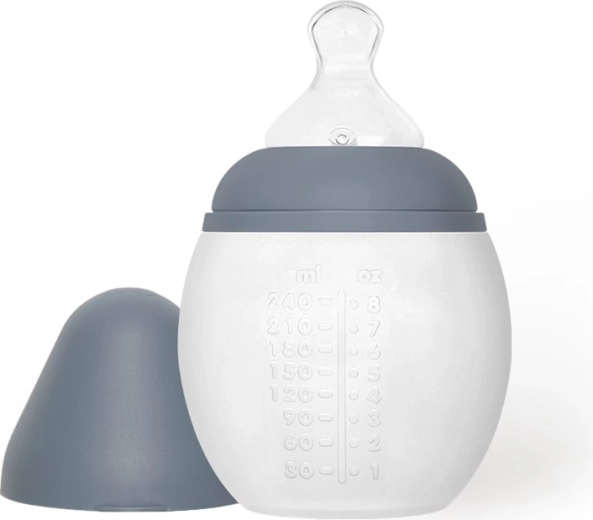 Élhée antikoliková dojčenská fľaša 240 ml Blue Grey - 1 kus