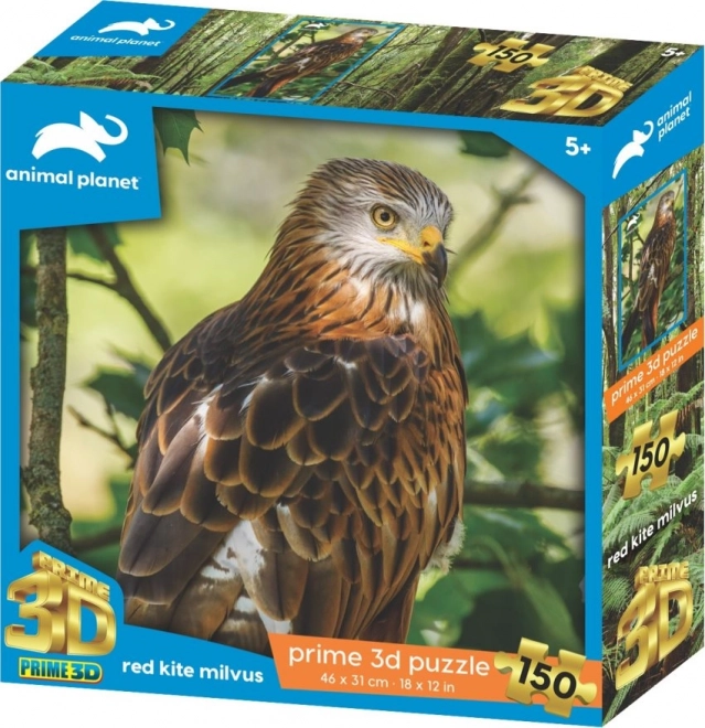 3D puzzle Červený drak MILVUS 150 dielikov