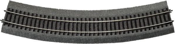 Oblúková koľajnica R5 s podložím Roco Line