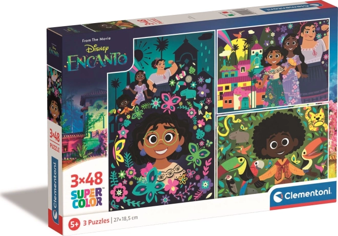 Puzzle CLEMENTONI Disney Encanto 3×48 dielikov
