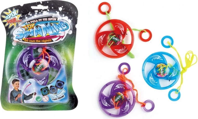 Svetelná spinner vrtuľka