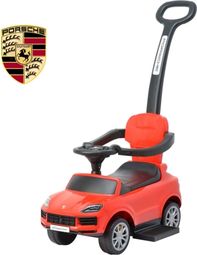 Milly Mally odrážadlo s vodiacou tyčou Porsche Cayenne červené