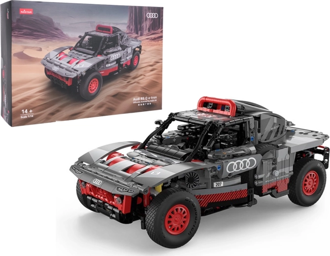 Stavebnica modelu Audi RS Q e-tron RASTAR v mierke 1:8, sivá