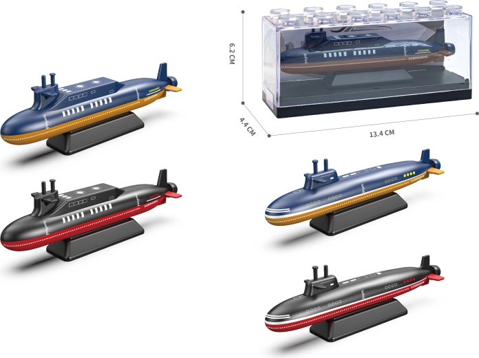 Kovový model ponorky 1:64 – viac variantov