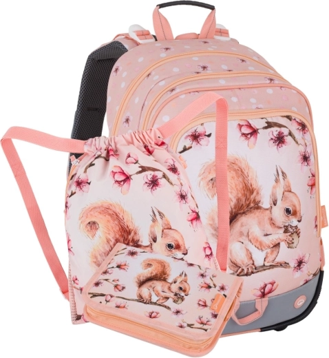 Bagmaster ALFA 26 školský set pre prváčikov – veverička