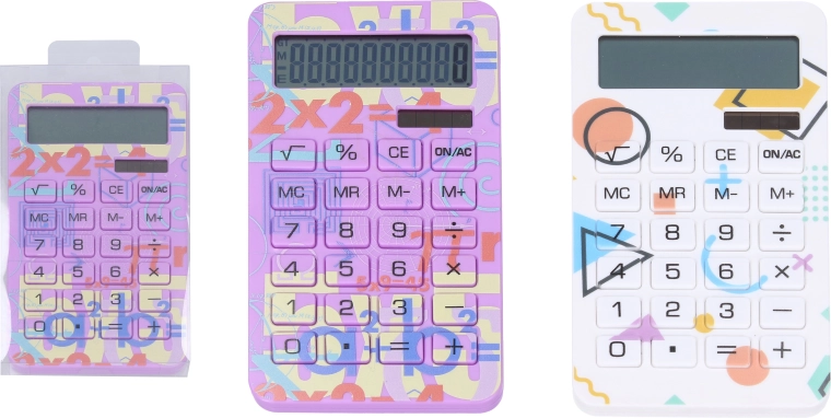 Kalkulačka VECTOR s duálnym napájaním (10-miestna)