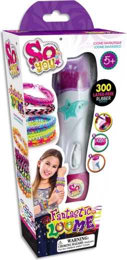 Tasia zapletacia sada na výrobu náramkov z gumičiek – 300 ks bez latexu