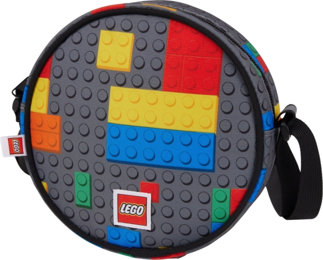 Lego Colorful Bricks okrúhla crossbody taška