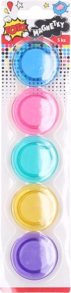 Farebné okrúhle magnetky 40 mm – sada 5 ks
