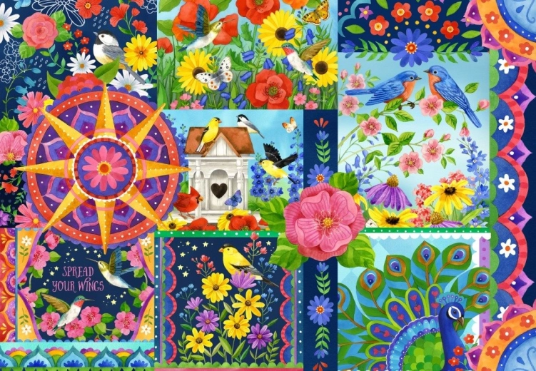 Puzzle Farby jari 1000 dielikov BLUEBIRD