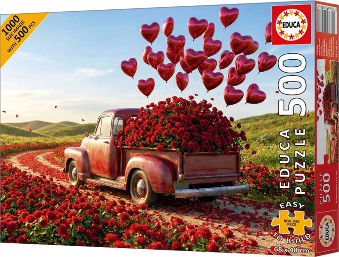 Puzzle Valentínsky pick-up 500 dielikov