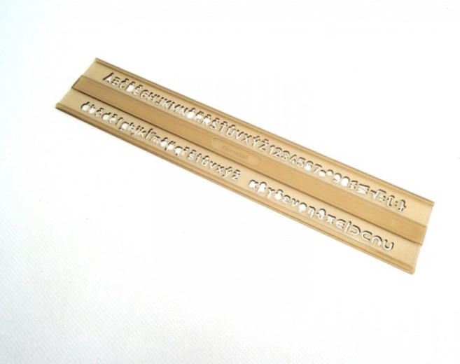 KOH-I-NOOR školská písmenková šablóna 0,7 cm