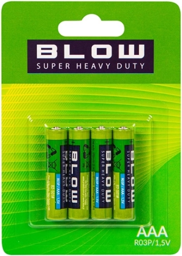 BLOW batérie AAA (R03P) Super Heavy Duty, 4 ks