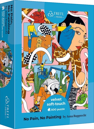 Trefl puzzle Velvet Soft Touch UFT 500 dielikov – žiadna bolesť, žiadne maľby