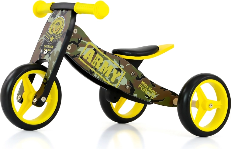Milly Mally odrážadlo Jake 2 v 1 Army