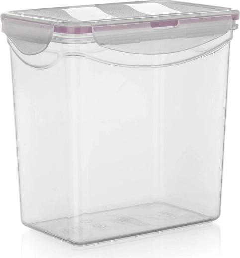 Hermetická dóza na potraviny LARA 3 l, obdĺžniková, plast