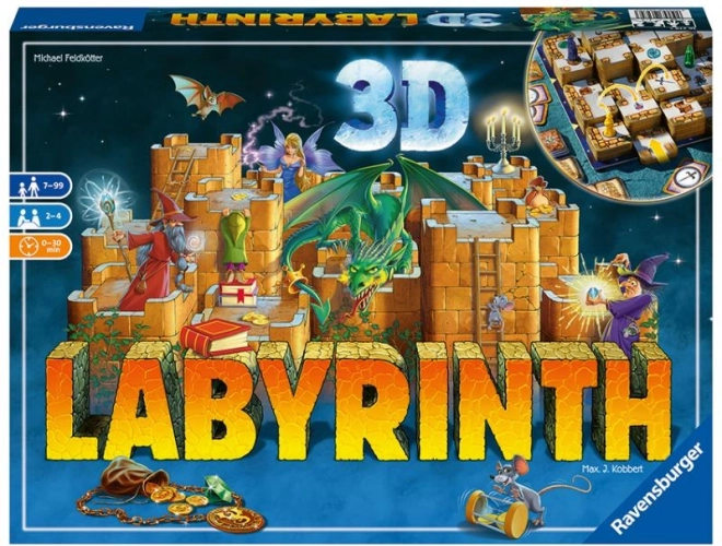 Ravensburger Labyrinth 3D – rodinná stolová hra
