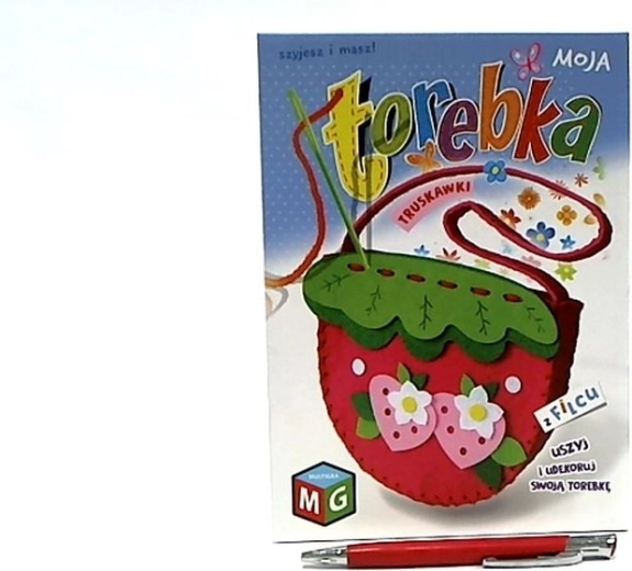 Moja plstená kabelka – jahody