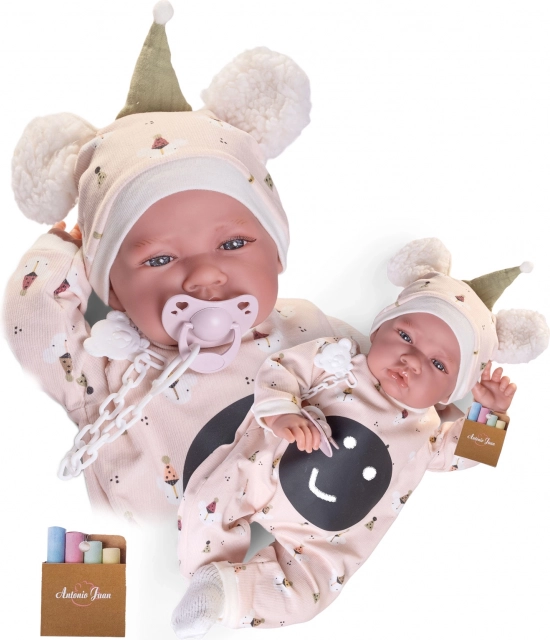 Realistická bábika bábätko Antonio Juan s mäkkým látkovým telom