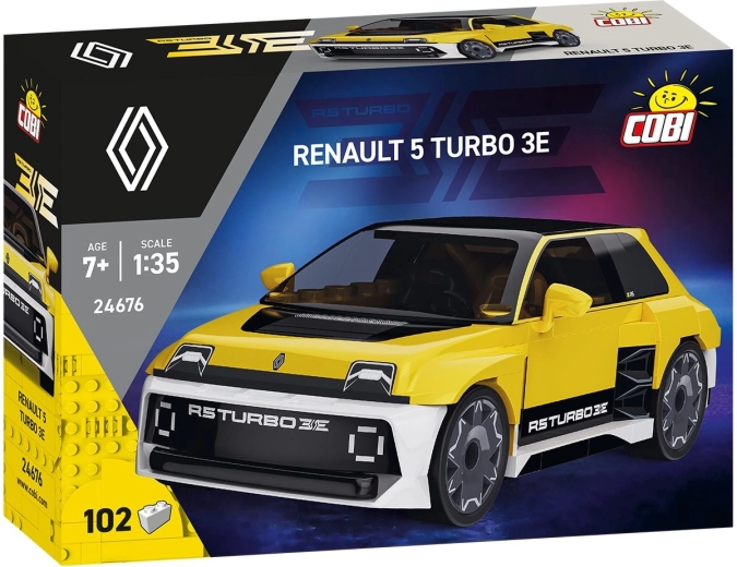 Cobi Renault 5 Turbo 3E stavebnica 1:35 (102 dielikov)