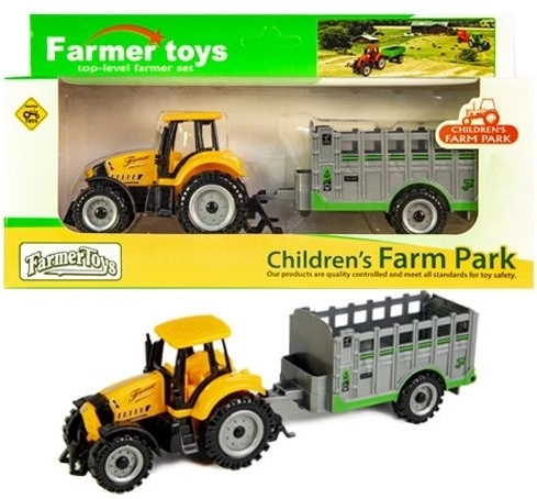 Traktor s prívesom - 1 kus