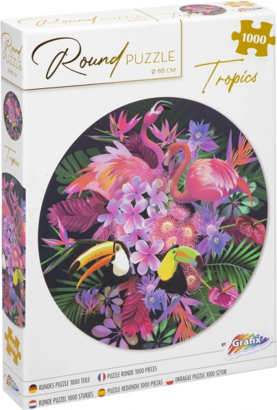 Okrúhle puzzle Tropic 1000 dielikov