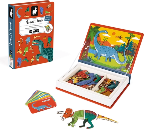 Janod Magnetibook dinosaury