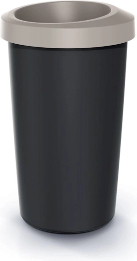 Odpadkový kôš Compacta R Drop 25 l, svetlohnedý