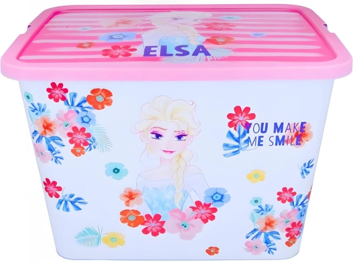 Úložný box s klipovým vekom Frozen Stor - 1 kus