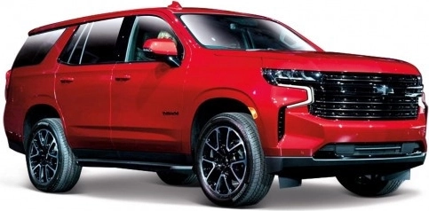 Model Chevrolet Tahoe 2021 1:26 červený