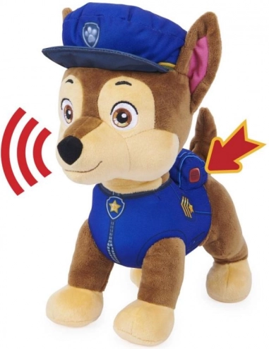 Interaktívny plyšák Paw Patrol Chase (policajný psík) 30 cm - 1 kus